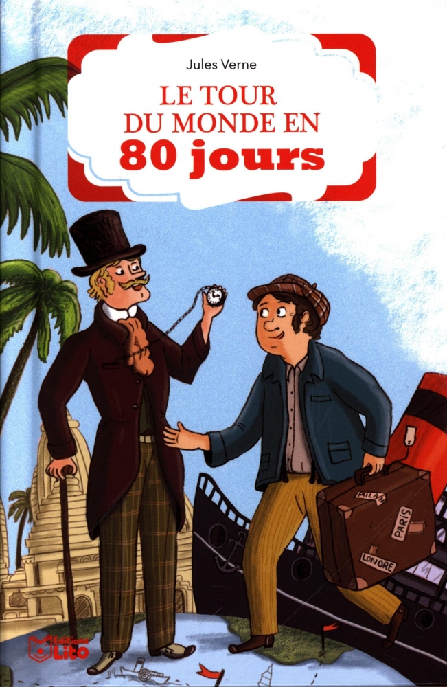 Le tour du monde en 80 jours abridged version for children in french