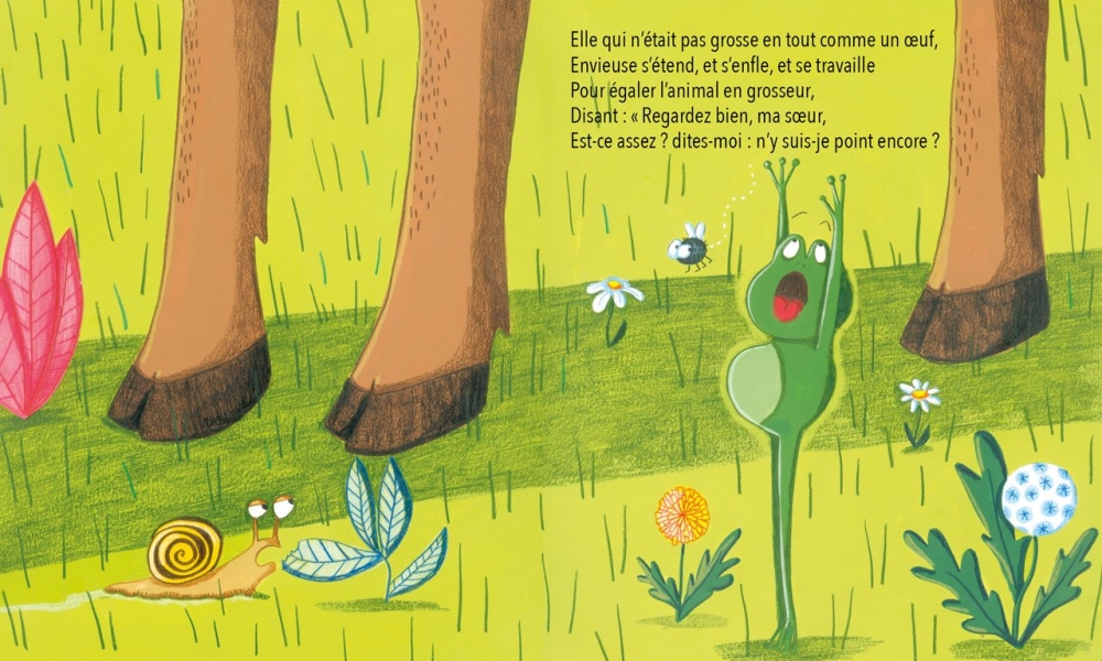 La Grenouille Et Le Boeuf La grenouille et le boeuf French fable by Jean de La Fontaine