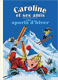 Caroline aux sports d'hiver.