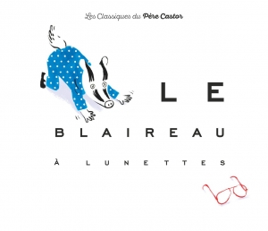 Le blaireau à lunettes.