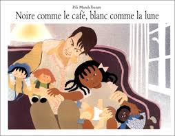 Noire comme le café, blanc comme la lune.