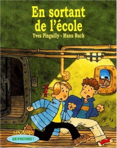 En sortant de l'école.