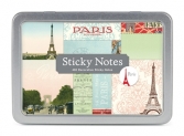 Paris Vintage Sticky Notes Tin Set
