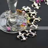 Fleur de Lis Wine Charms.<sup>FS</sup>