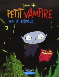 Petit vampire va à l'école.