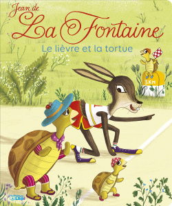 Le lièvre et la tortue.