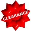 <b><font color "red">Clearance Items</b></font>